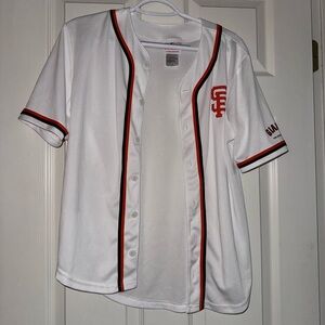 White SF Giants Baseball Jersey